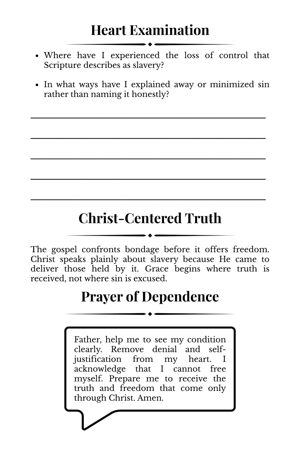 No Longer Bound: Addiction, Freedom, and the Power of New Life in Christ | An 8-week KJV Bible Study