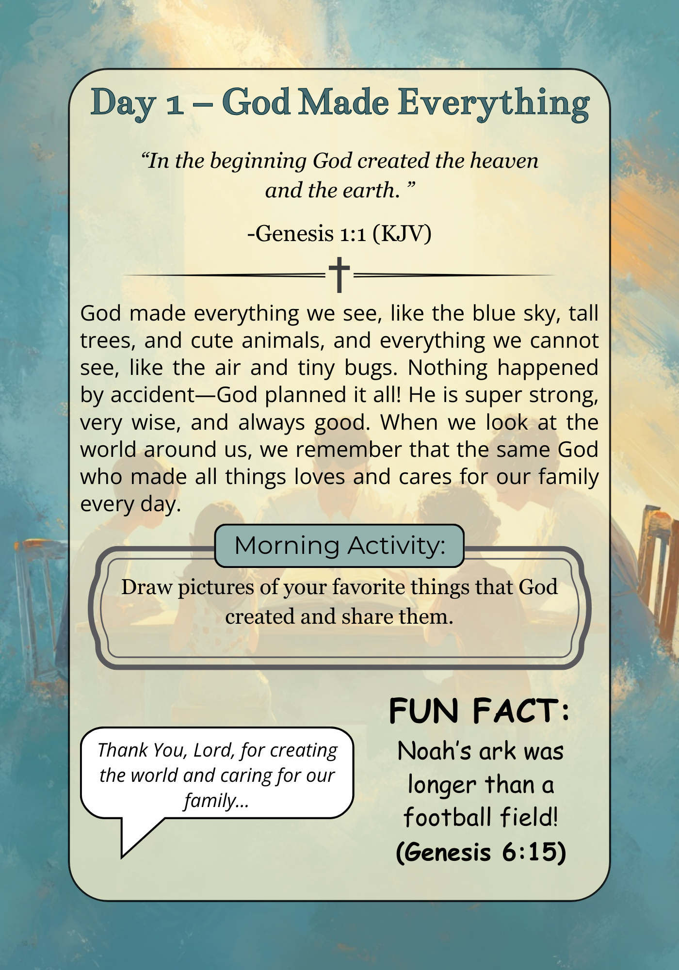 Grace-Filled Mornings: A 50-Day KJV Family Devotional for Scripture, Prayer, and Togetherness