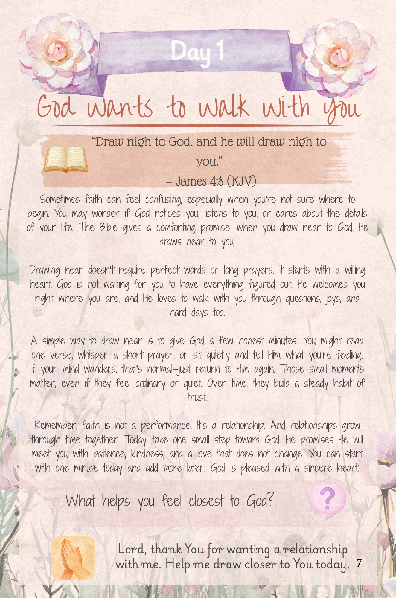Girls Growing with God | A 50-Day Devotional
