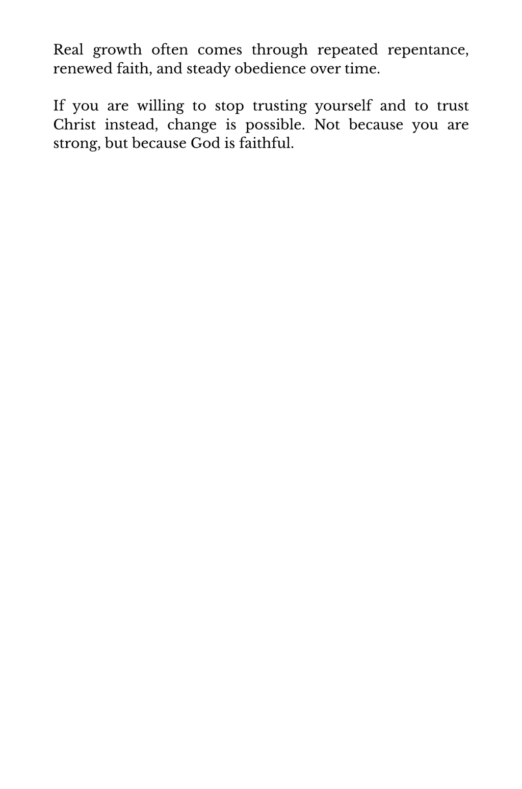 No Longer Bound: Addiction, Freedom, and the Power of New Life in Christ | An 8-week KJV Bible Study